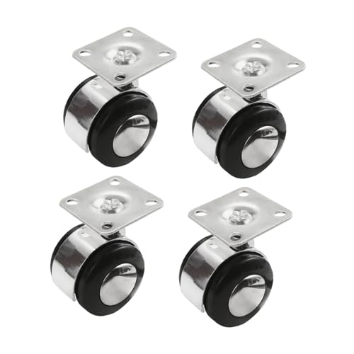 KiBcsLic 4 Stück 2 Zoll Lenkrollen mit Top Plate Industrierollen Schwenkräder für Schränke, Ohne Bremse KiBcsLic 4 Stück 2 Zoll Lenkrollen mit Top Plate Industrierollen Schwenkräder für Schränke, Ohne Bremse von KiBcsLic