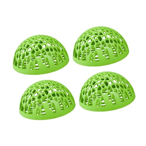 KiBcsLic 4X Tank Cave Shelter, Aquarium Hideout Cave Aquarium Shrimp Shelter, für Cichlid Shrimp, GrÜn von KiBcsLic