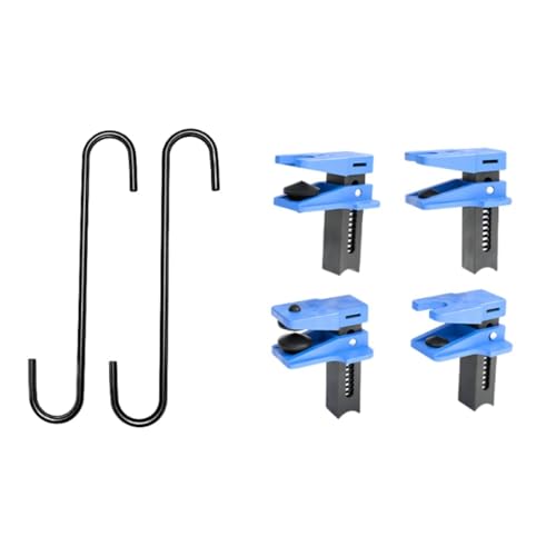 KiBcsLic 4er Set Auto Bremsleitungsklemmen, Leitungsstopper, Komponenten, Multifunktions Flüssigkeitsstopper Set für Universalarmaturen, Klemme mit Haken von KiBcsLic