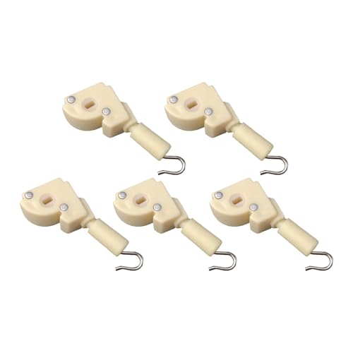 KiBcsLic 5X Kipphebel für 1 Zoll Horizontal Metall Haken Verbindung Universal Ersatzteil Stange Kipphebel Kippmechanismus, Beige von KiBcsLic