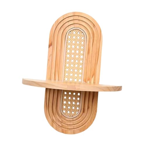 KiBcsLic Arch Holz Wandregal Schwebendes Regal Handgefertigtes Regal Rustikales Regal mit Künstlerischem Design für Deko für Wohnzimmer Und Kinderzimmer, Holzfarbe KiBcsLic Arch Holz Wandregal Schwebendes Regal Handgefertigtes Regal Rustikales Regal mit Künstlerischem Design für Deko für Wohnzimmer Und Kinderzimmer, Holzfarbe von KiBcsLic