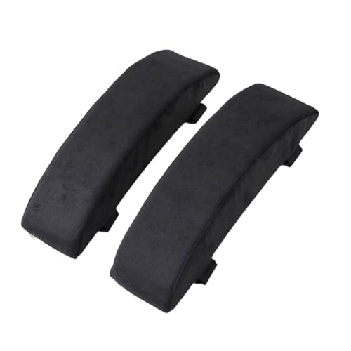 KiBcsLic Armlehnenpolster für Gaming Stuhl, Ellenbogenstütze, Bequem Und Ergonomisch, für Esszimmer, Schwarz von KiBcsLic