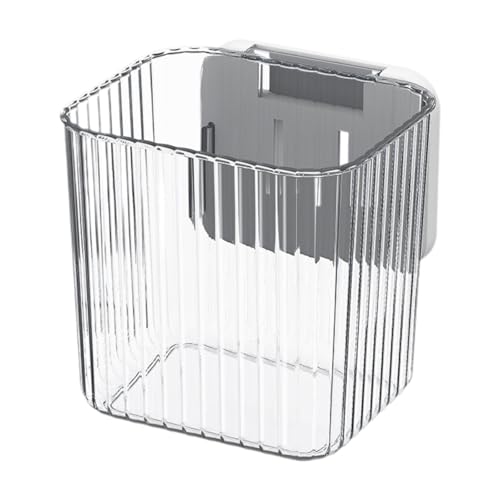KiBcsLic Aufbewahrungsbox Als Küchenregal Zwiebelkorb Und Knoblauchtopf Kompakter Organizer Zur Anbringung Ohne Bohren für Glatte Küchenoberflächen, Klar Weiß KiBcsLic Aufbewahrungsbox Als Küchenregal Zwiebelkorb Und Knoblauchtopf Kompakter Organizer Zur Anbringung Ohne Bohren für Glatte Küchenoberflächen, Klar Weiß von KiBcsLic