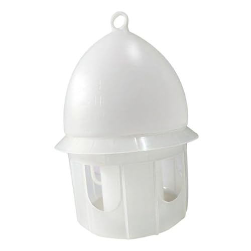 KiBcsLic Automatische Vogeltränke Aus PP Material mit Hängevorrichtung Und Leichter Reinigung für Tauben Papageien Und Andere Ziervögel in Käfigen Oder Freige, 4 L von KiBcsLic