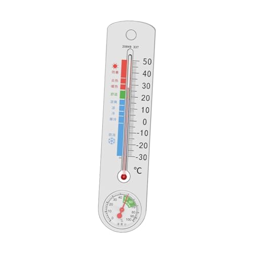 KiBcsLic Benutzerfreundliches Klimamessgerät für Hotels Oder Gewächshäuser mit Klaren Messwerten für Temperatur Und Luftfeuchtigkeit, 235 X 54 X 18 Mm KiBcsLic Benutzerfreundliches Klimamessgerät für Hotels Oder Gewächshäuser mit Klaren Messwerten für Temperatur Und Luftfeuchtigkeit, 235 X 54 X 18 Mm von KiBcsLic