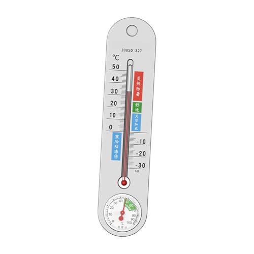 KiBcsLic Benutzerfreundliches Klimamessgerät für Hotels Oder Gewächshäuser mit Klaren Messwerten für Temperatur Und Luftfeuchtigkeit, 249 X 56 X 18 Mm KiBcsLic Benutzerfreundliches Klimamessgerät für Hotels Oder Gewächshäuser mit Klaren Messwerten für Temperatur Und Luftfeuchtigkeit, 249 X 56 X 18 Mm von KiBcsLic