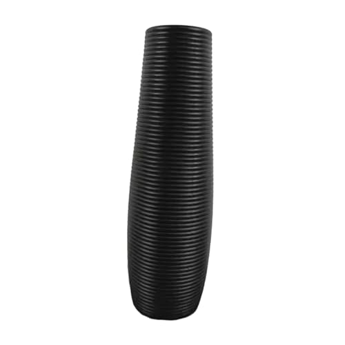 KiBcsLic Bodenvase Modernes Erscheinungsbild Große Vase Rustikal Minimalistisch Pflegeleichtes Pp Material für Wohnzimmer Büro Café, Schwarz KiBcsLic Bodenvase Modernes Erscheinungsbild Große Vase Rustikal Minimalistisch Pflegeleichtes Pp Material für Wohnzimmer Büro Café, Schwarz von KiBcsLic