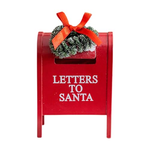 KiBcsLic Briefe An Den Weihnachtsmann, Briefkasten, Weihnachtsdeko, Süßes Vintage Design, Mini Deko Zum Aufhängen, Weihnachtsschmuck für Den, Rot KiBcsLic Briefe An Den Weihnachtsmann, Briefkasten, Weihnachtsdeko, Süßes Vintage Design, Mini Deko Zum Aufhängen, Weihnachtsschmuck für Den, Rot von KiBcsLic