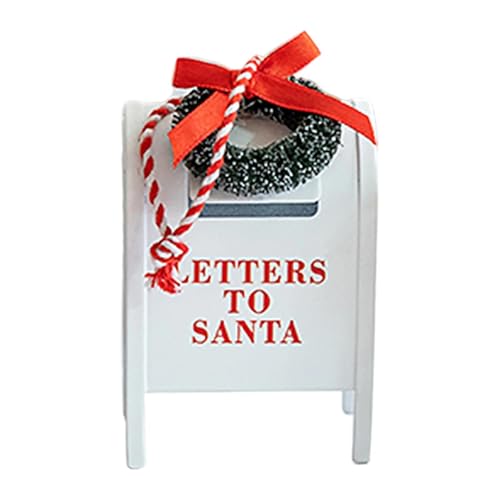 KiBcsLic Briefe An Den Weihnachtsmann, Briefkasten, Weihnachtsdeko, Süßes Vintage Design, Mini Deko Zum Aufhängen, Weihnachtsschmuck für Den, Weiß KiBcsLic Briefe An Den Weihnachtsmann, Briefkasten, Weihnachtsdeko, Süßes Vintage Design, Mini Deko Zum Aufhängen, Weihnachtsschmuck für Den, Weiß von KiBcsLic