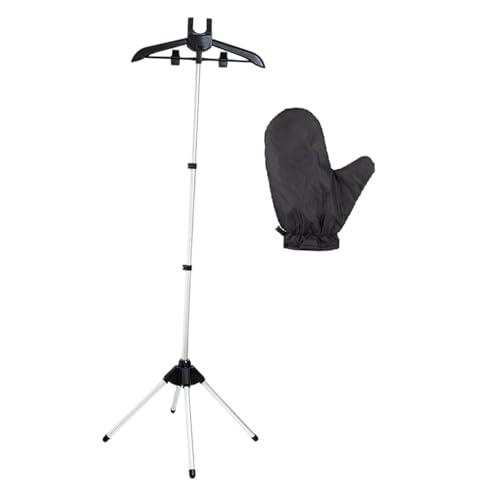 KiBcsLic Dampfbügelständer Kleideraufhänger Trockenständer Garderobenständer Kompaktes Design mit Stabiler Basis für Sicheren Stand Zum Organisieren Und Lüfte, Schwarz KiBcsLic Dampfbügelständer Kleideraufhänger Trockenständer Garderobenständer Kompaktes Design mit Stabiler Basis für Sicheren Stand Zum Organisieren Und Lüfte, Schwarz von KiBcsLic