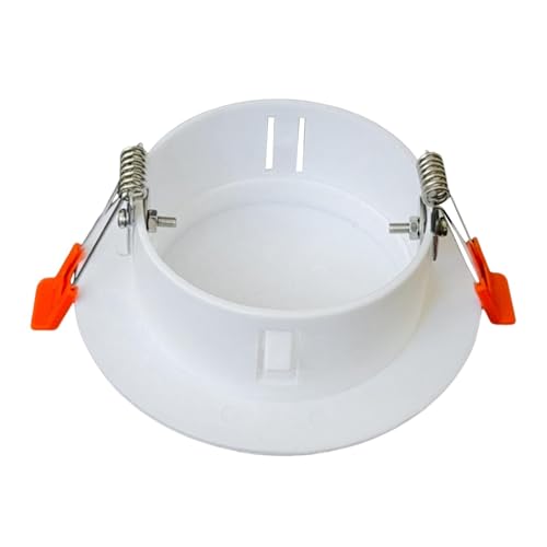 KiBcsLic Deckenloch Abdeckplatte mit Innovativem Federclip Design Wandloch Abdeckung Downlight Lochkappe Kompaktes Zugangspanel Aus Beständigem PP für Wohnzimm, Passend für 106 bis von KiBcsLic