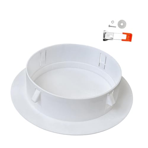 KiBcsLic Deckenloch Abdeckplatte mit Innovativem Federclip Design Wandloch Abdeckung Downlight Lochkappe Kompaktes Zugangspanel Aus Beständigem PP für Wohnzimm, Passend für 156 bis KiBcsLic Deckenloch Abdeckplatte mit Innovativem Federclip Design Wandloch Abdeckung Downlight Lochkappe Kompaktes Zugangspanel Aus Beständigem PP für Wohnzimm, Passend für 156 bis von KiBcsLic