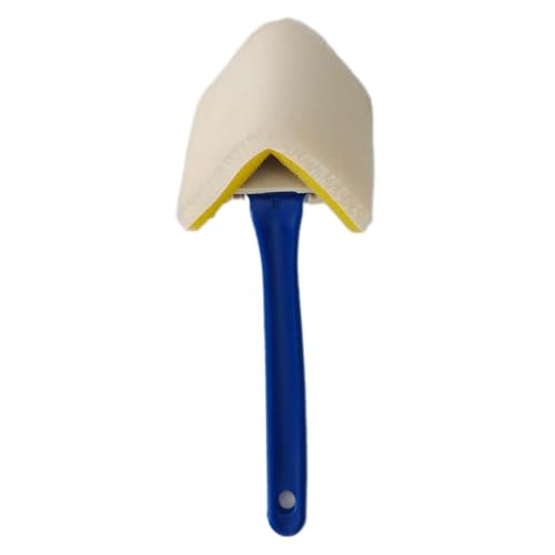KiBcsLic Eckenpinsel Als Abgewinkelter Pinsel Wandpinsel Kantenstreicher Und Farbpinsel mit Schwammpolster für Saubere Linien für Wandanstriche Und Heimwerkerp, Blau von KiBcsLic