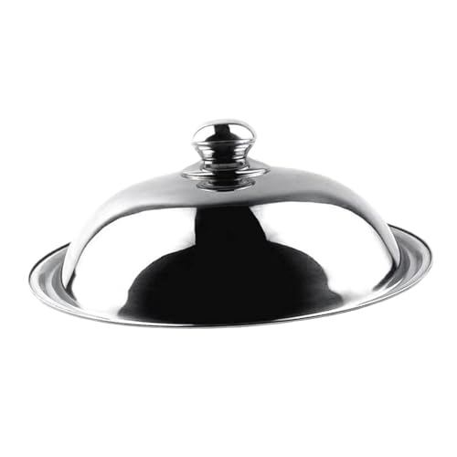 KiBcsLic Ersatz Topfdeckel Aus Edelstahl Pfannendeckel Rund mit Griff Metall Kochtopfdeckel Universal Bratpfannendeckel Hitzebeständig Und Reinigungsfreundlich, 34 cm KiBcsLic Ersatz Topfdeckel Aus Edelstahl Pfannendeckel Rund mit Griff Metall Kochtopfdeckel Universal Bratpfannendeckel Hitzebeständig Und Reinigungsfreundlich, 34 cm von KiBcsLic