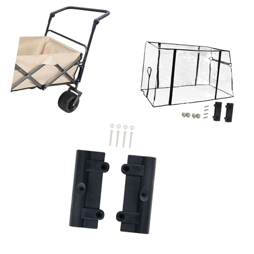 KiBcsLic Faltbarer Wagen Schiebegriff Handwagen Zubehör Klappbarer Verbindungsadapter Robustes Stahlmaterial für Garten Outdoor Camping KiBcsLic Faltbarer Wagen Schiebegriff Handwagen Zubehör Klappbarer Verbindungsadapter Robustes Stahlmaterial für Garten Outdoor Camping von KiBcsLic