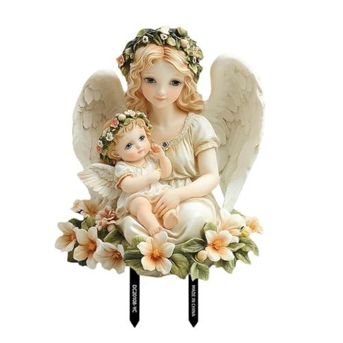 KiBcsLic Fee Gartenstecker Als Außenschmuck Und Gartenfigur Eine Terrassendeko Und Als Wetterfeste Elfenfigur für Höfe Und Blumenbeete, Mehrfarbig, 23.7 X 28.8 cm KiBcsLic Fee Gartenstecker Als Außenschmuck Und Gartenfigur Eine Terrassendeko Und Als Wetterfeste Elfenfigur für Höfe Und Blumenbeete, Mehrfarbig, 23.7 X 28.8 cm von KiBcsLic