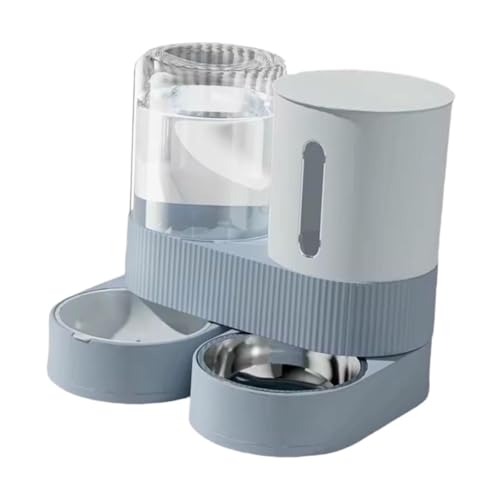 KiBcsLic Futterautomat als Futterspender Wasserspender Und Futterbehälter mit Drehbarer Gestaltung Und Großer Kapazität für Kaninchen Welpen Und Haustiere, Blau KiBcsLic Futterautomat als Futterspender Wasserspender Und Futterbehälter mit Drehbarer Gestaltung Und Großer Kapazität für Kaninchen Welpen Und Haustiere, Blau von KiBcsLic