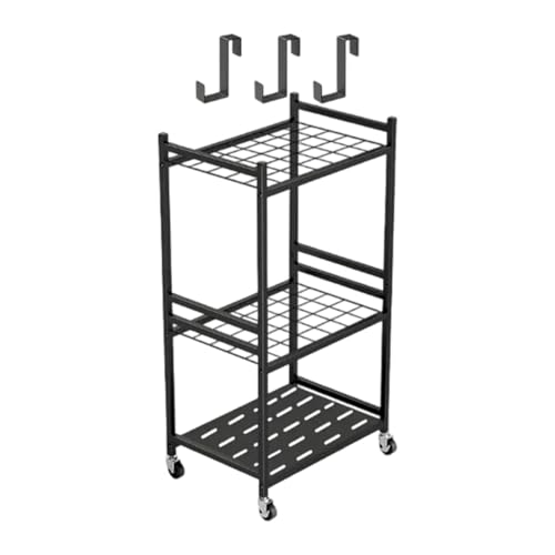 KiBcsLic Garten Werkzeug Organizer mit Haken Rechen Schaufeln Rack für Home Outdoor Rasen von KiBcsLic
