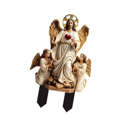KiBcsLic Gartenstecker mit Religiöser Figur, 2D Acrylschild für Den Innen Und Außenbereich, Jesus Figur KiBcsLic Gartenstecker mit Religiöser Figur, 2D Acrylschild für Den Innen Und Außenbereich, Jesus Figur von KiBcsLic