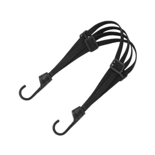 KiBcsLic Gepäckgurt für Motorradzubehör, elastisches Seil mit zwei Haken, 60cm von KiBcsLic