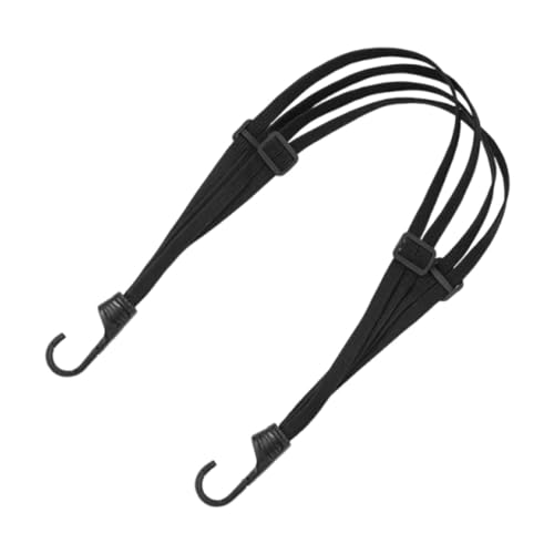 KiBcsLic Gepäckgurt für Motorradzubehör, elastisches Seil mit zwei Haken, 90cm von KiBcsLic
