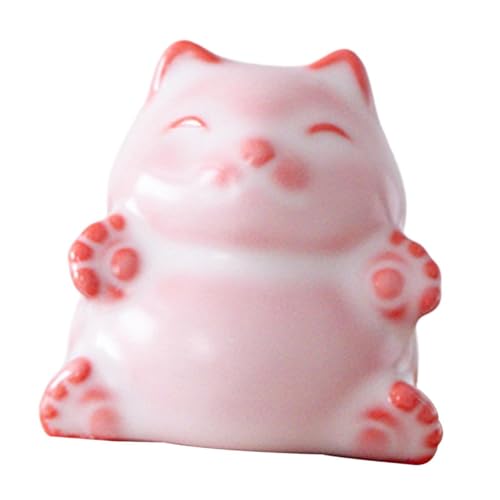 KiBcsLic Glückliche Katze Statue Miniatur Tier Figur Home Decor Sammlungen Tee Haustier KiBcsLic Glückliche Katze Statue Miniatur Tier Figur Home Decor Sammlungen Tee Haustier von KiBcsLic