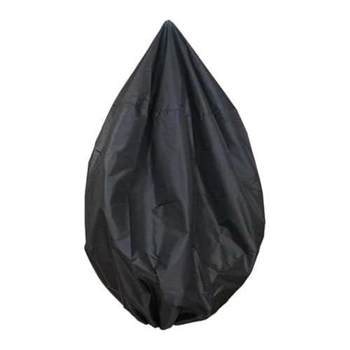 KiBcsLic Hängesessel Schutzhülle Hängestuhl Abdeckung Gartenmöbel Bezug Schaukelstuhl Abdeckhaube Aus Robustem Oxford Gewebe mit Sonnenschutz Und Kordelzug für, Schwarz Durchmesser 147cm KiBcsLic Hängesessel Schutzhülle Hängestuhl Abdeckung Gartenmöbel Bezug Schaukelstuhl Abdeckhaube Aus Robustem Oxford Gewebe mit Sonnenschutz Und Kordelzug für, Schwarz Durchmesser 147cm von KiBcsLic