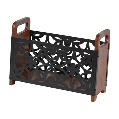 KiBcsLic Halter Holzregal Rustikaler Ordner Organizer Datei Aufbewahrungskorb für Briefe Broschüren Papiere Umschläge Spielzeug, Blume KiBcsLic Halter Holzregal Rustikaler Ordner Organizer Datei Aufbewahrungskorb für Briefe Broschüren Papiere Umschläge Spielzeug, Blume von KiBcsLic