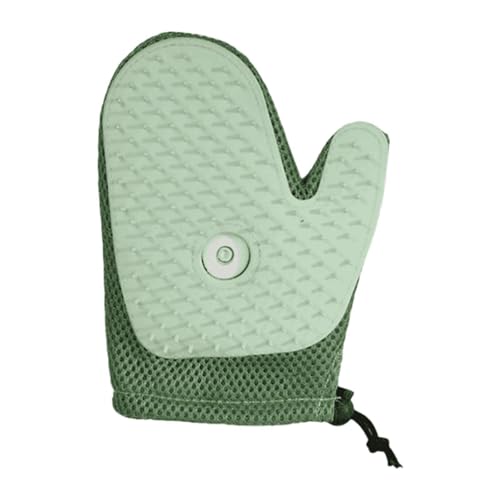 KiBcsLic Handschuh Zur Haustierpflege mit Feinem Sprühnebel Zur Bekämpfung von Haarausfall auf Sofas, GrÜn von KiBcsLic
