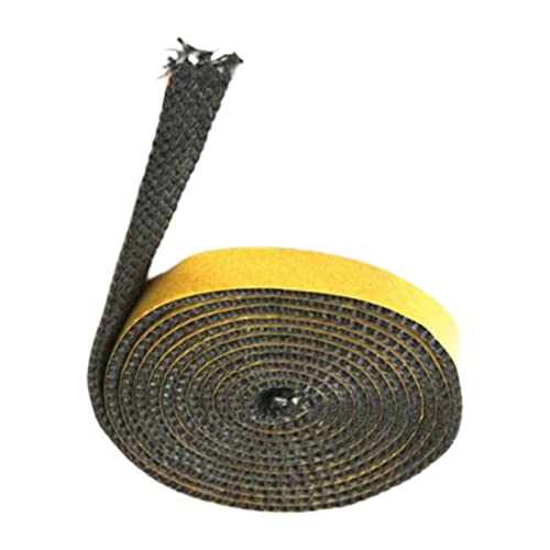KiBcsLic Herddichtungsband, Fiberglas Flachdichtung, Hohe Temperaturbeständigkeit, Flachöfenseil für Türen, 3mmx10mmx300cm von KiBcsLic