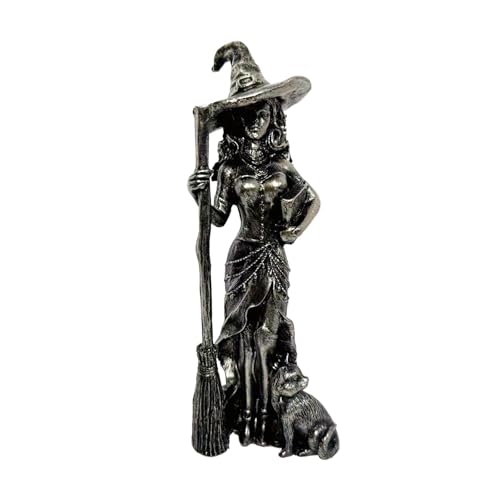 KiBcsLic Hexenfigur für Die Halloween Dekoration Hexenstatue Tischfigur Und Kunsthandwerk Aus Harz Als Einzigartige Ergänzung für Esstisch Kaminsims Und Als G, Take A Broom KiBcsLic Hexenfigur für Die Halloween Dekoration Hexenstatue Tischfigur Und Kunsthandwerk Aus Harz Als Einzigartige Ergänzung für Esstisch Kaminsims Und Als G, Take A Broom von KiBcsLic