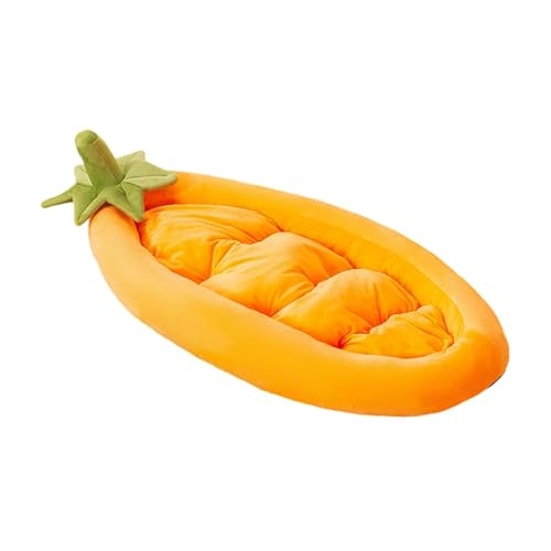 KiBcsLic Hundebett Katzenbett Haustiermatte Sofa Flanellpolster Schwammpolster Bequem Waschbar für Katzen Hunde Kätzchen Welpen Innenbereich Nut, XL von KiBcsLic