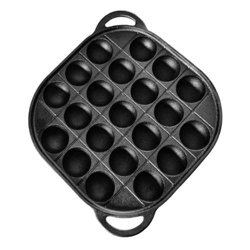 KiBcsLic Japanische Takoyaki Maker Pfanne, Antihaftbeschichtete Oberfläche, Ball Maker, 21 Löcher von KiBcsLic