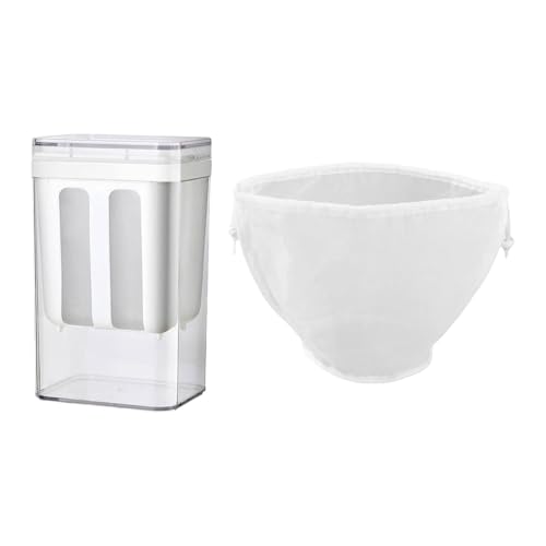 KiBcsLic Joghurtzubereiter mit Integriertem Sieb Und Molkenabscheider, 1800 ml KiBcsLic Joghurtzubereiter mit Integriertem Sieb Und Molkenabscheider, 1800 ml von KiBcsLic