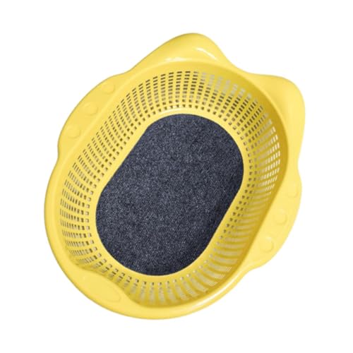 KiBcsLic Katzenbett Weiches Nest mit Rutschfestem Loungekorb Robuster Verarbeitung Und Sauberer Belüftung für Kuscheligen Schlaf für Katzen Kleine Hunde Innen, Gelb KiBcsLic Katzenbett Weiches Nest mit Rutschfestem Loungekorb Robuster Verarbeitung Und Sauberer Belüftung für Kuscheligen Schlaf für Katzen Kleine Hunde Innen, Gelb von KiBcsLic