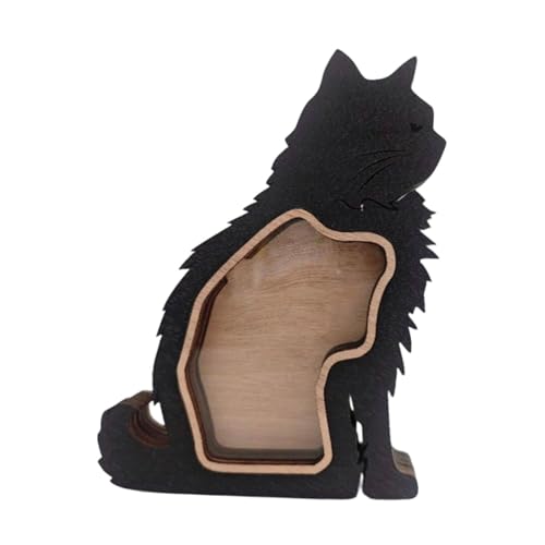KiBcsLic Katzenhaar Andenkenbox, Gedenkgeschenkbehälter für Tierfell, Nägel, Schnurrhaare von KiBcsLic