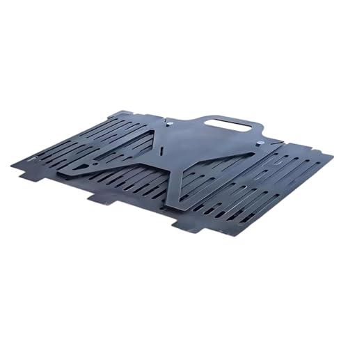 KiBcsLic Klappbarer Grill, Camping-Holzkohlegrill, Metallgrill, tragbarer Grillständer, Grillen für Partys im Garten, Picknicks, Angeln von KiBcsLic