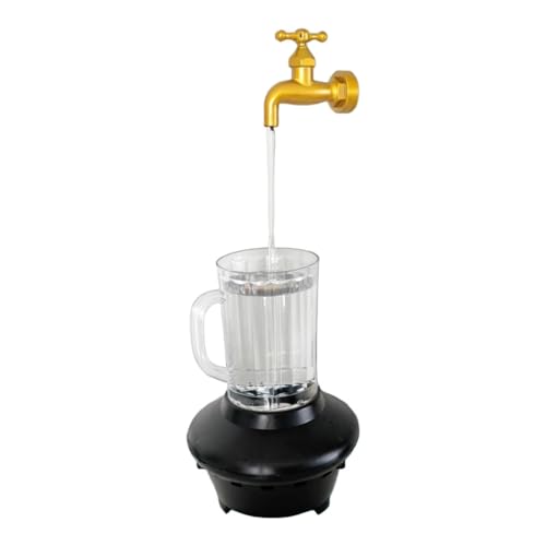 KiBcsLic Künstlerisches Wasserfallstück mit Farbenfroher Beleuchtung für Bühne Oder Terrasse, Wasserhahntyp von KiBcsLic