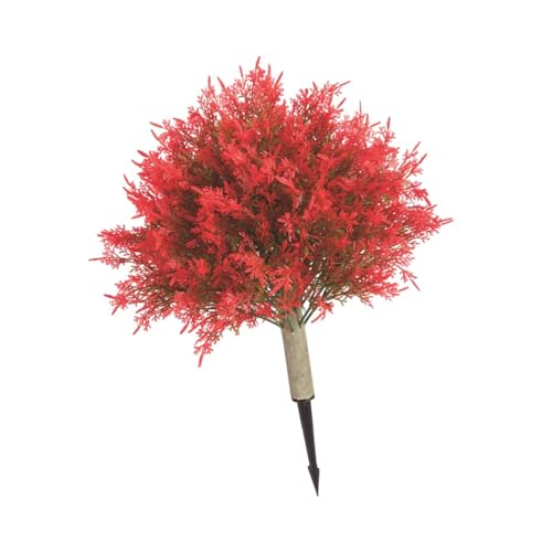 KiBcsLic Künstlicher Buchsbaum Baum Künstliche Zypressenbüsche mit Erdspieß Langlebig Farbecht Pflegeleicht Natürliche Optik für Eingangsbereich Terrasse Büro, Rot KiBcsLic Künstlicher Buchsbaum Baum Künstliche Zypressenbüsche mit Erdspieß Langlebig Farbecht Pflegeleicht Natürliche Optik für Eingangsbereich Terrasse Büro, Rot von KiBcsLic