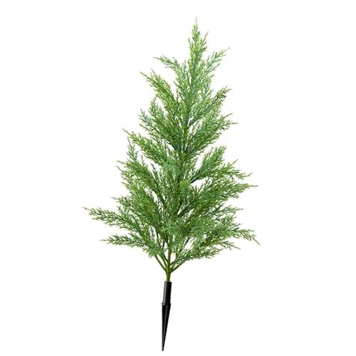 KiBcsLic Künstlicher Kiefern Und Zypressenbaum mit Erdspieß, für Den Außenbereich, Weihnachten von KiBcsLic