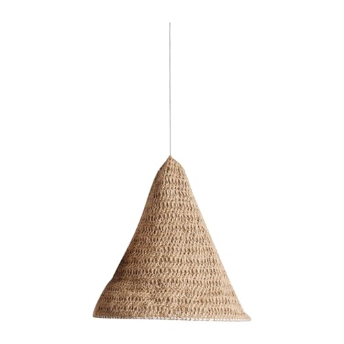 KiBcsLic Lampenschirm Leuchtenabdeckung Pendelleuchte Lichtabdeckung Handgefertigte Boho Dekoration Aus Leinenseil für EIN Strukturiertes Ambiente für Wohnzim, L KiBcsLic Lampenschirm Leuchtenabdeckung Pendelleuchte Lichtabdeckung Handgefertigte Boho Dekoration Aus Leinenseil für EIN Strukturiertes Ambiente für Wohnzim, L von KiBcsLic