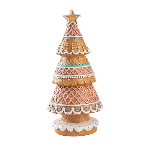 KiBcsLic Lebkuchen Weihnachtsdekoration Weihnachtsbaum für Wohnzimmer Party Bücherregal von KiBcsLic