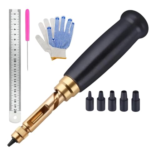 KiBcsLic Locher Werkzeug Set 6 Tipps 1.5/2/2.5/3/3.5/4mm Vielseitig für von KiBcsLic