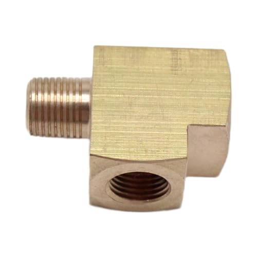 KiBcsLic M10x1 Öldrucksensor T Adapter Schlauch Messing T Stück Messing von KiBcsLic