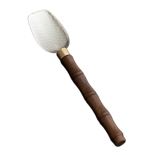 KiBcsLic Matcha Chashaku Tragbares Zubehör Utensilien Handwerk Handgefertigter Teelöffel für Die Matcha Zeremonie Als Tolles Geschenk für Zuhause Und Den Tisch, Silber von KiBcsLic