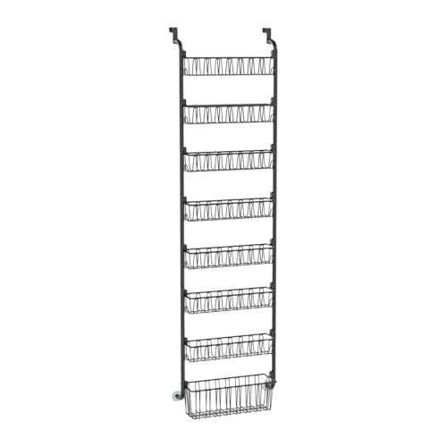 KiBcsLic Mehrstufiger Organizer über Der Tür mit Körben für Snacks Und Dosen, 40 cm x 16,5 cm x 182,5 cm KiBcsLic Mehrstufiger Organizer über Der Tür mit Körben für Snacks Und Dosen, 40 cm x 16,5 cm x 182,5 cm von KiBcsLic