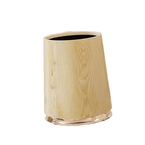 KiBcsLic Mülleimer Müllbehälter Papierkorb Aufbewahrungseimer mit Großem Volumen Und Versteckter Müllbeutelhalterung für Küche Schlafzimmer Und Büro, 27.5 cm X 27.5 cm X von KiBcsLic