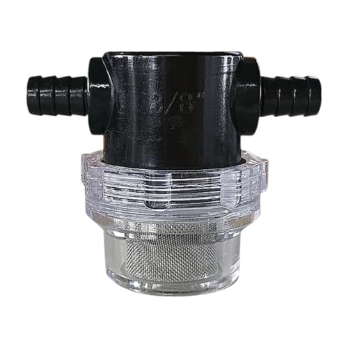 KiBcsLic Nylon Wasserpumpenfilter mit 50 Mesh Sieb Transparente Überwachung für Rasensprenger Hochdruckreiniger, Mehrfarbig, 12 Mm KiBcsLic Nylon Wasserpumpenfilter mit 50 Mesh Sieb Transparente Überwachung für Rasensprenger Hochdruckreiniger, Mehrfarbig, 12 Mm von KiBcsLic