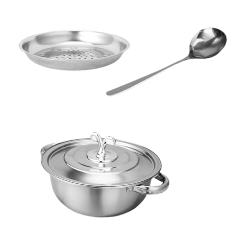 KiBcsLic Ölbehälter Halter, 2 L, Hitzebeständig, Vielseitig, Edelstahl, Ölsieb KiBcsLic Ölbehälter Halter, 2 L, Hitzebeständig, Vielseitig, Edelstahl, Ölsieb von KiBcsLic