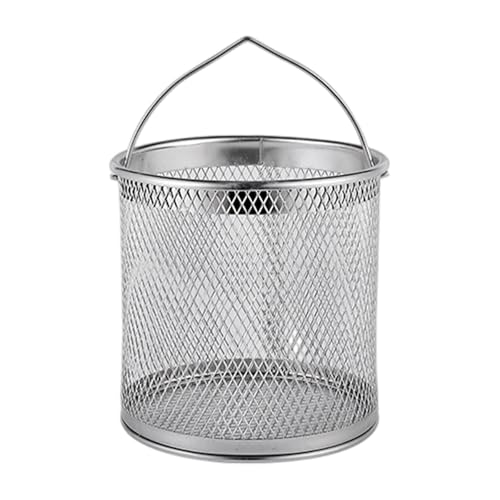 KiBcsLic Ölkorb Frittierkorb Edelstahl Siebkorb Nudelsieb Feinsieb mit Praktischem Griff Zum Abtropfen von Gemüse Und Nudeln für Zuhause Camping Studentenwohnh, 12cmx12cm KiBcsLic Ölkorb Frittierkorb Edelstahl Siebkorb Nudelsieb Feinsieb mit Praktischem Griff Zum Abtropfen von Gemüse Und Nudeln für Zuhause Camping Studentenwohnh, 12cmx12cm von KiBcsLic